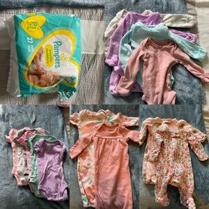 Preemie girls lot